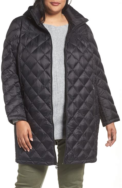 michael kors plus size coat|michael kors husk waterproof coat.